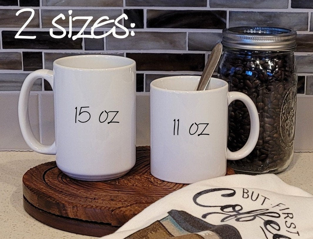 Coffee Because Adulting is Hard Coffee Mug with Abstract Art
